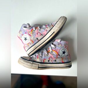Custom Unicorn Converse Hightop’s.